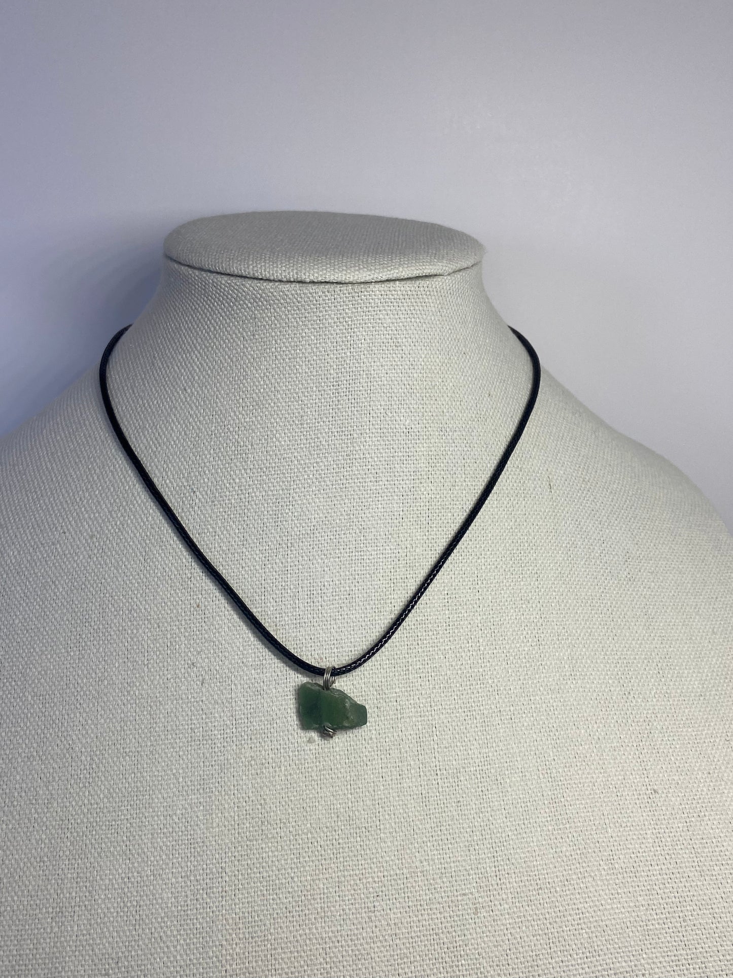 Necklace green aventurine