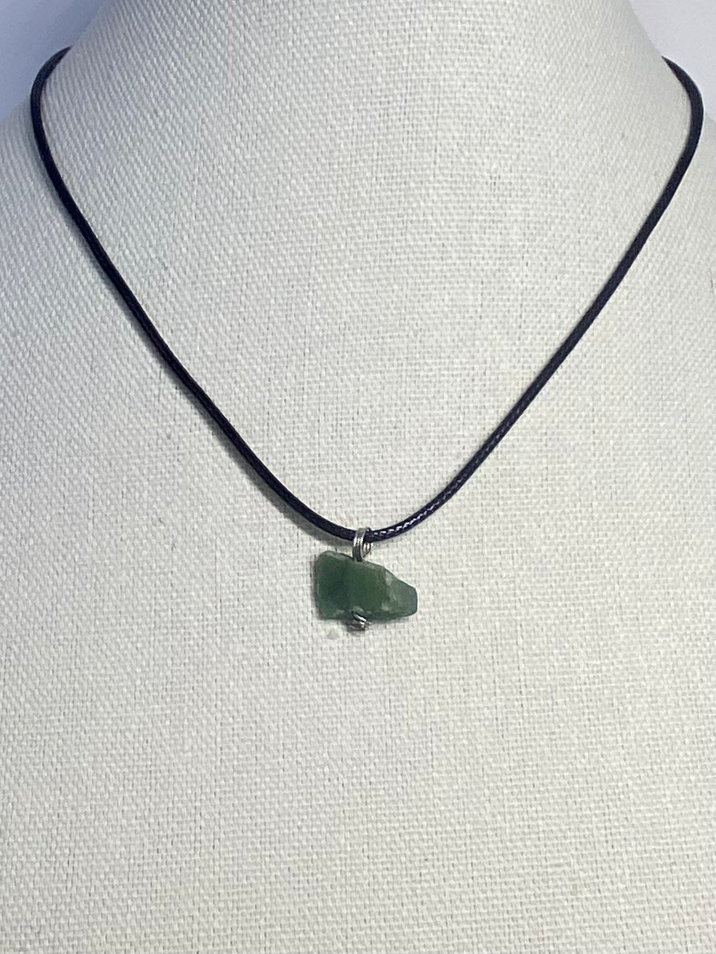 Necklace green aventurine