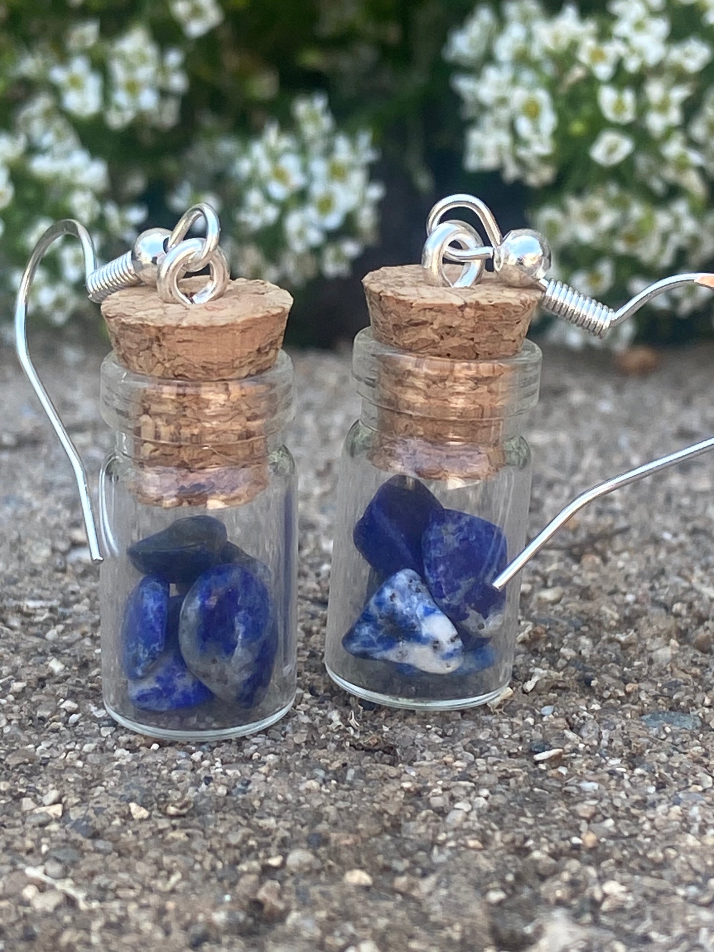 Earrings rock jars