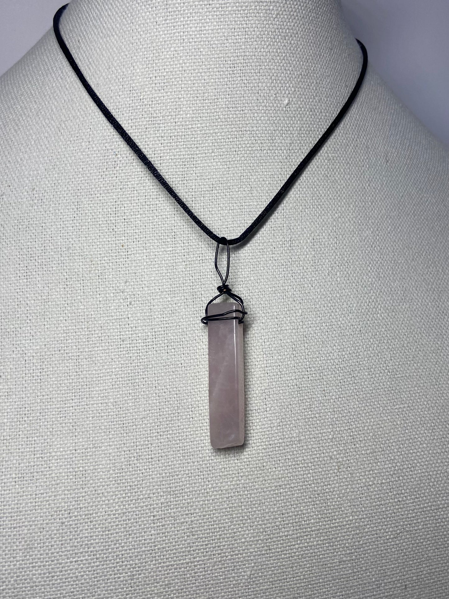 Necklace rose quartz