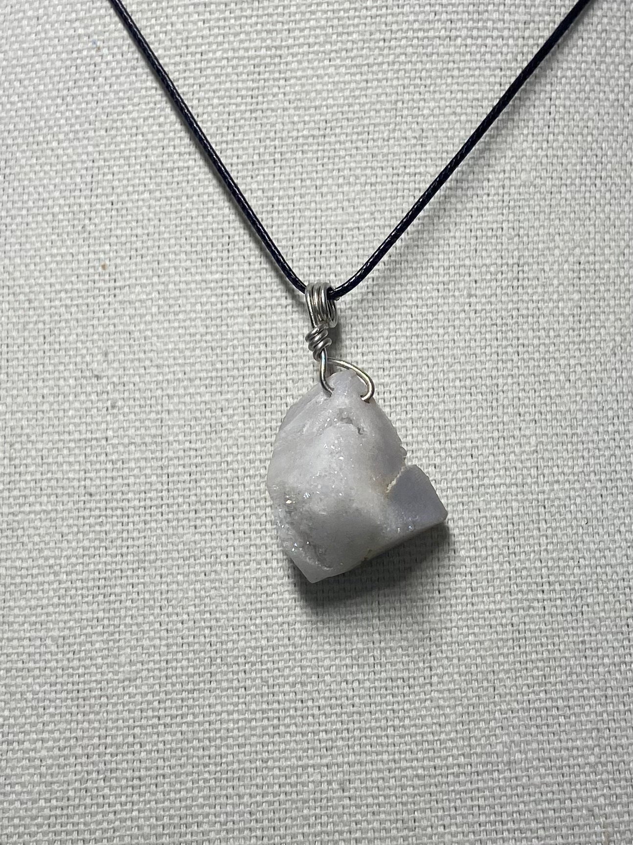 Necklace white rock
